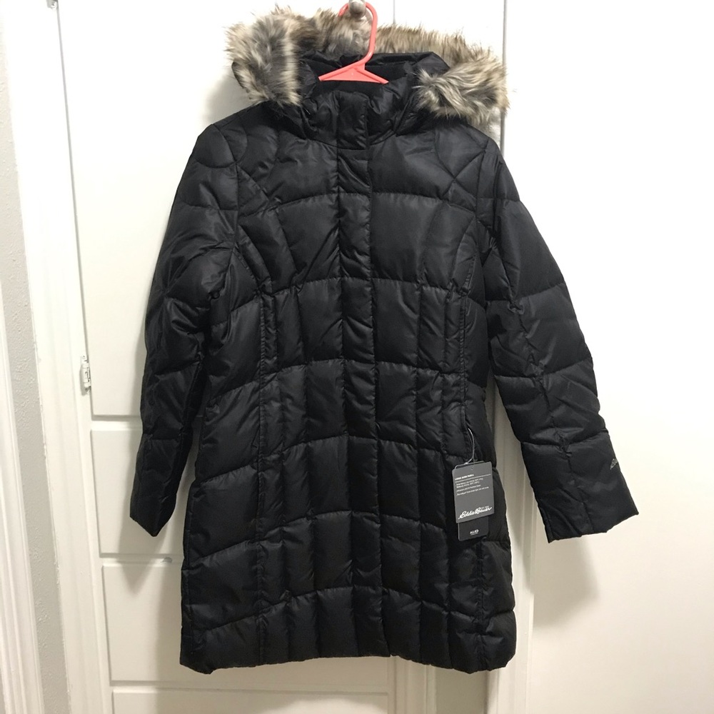 Eddie Bauer Lodge Down Parka Small Petite NWT